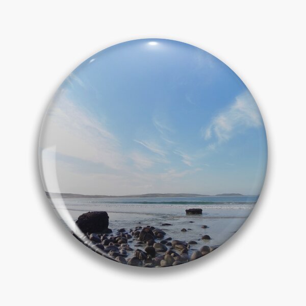 Item preview, Rocky Beach with Dramatic Sky at Low Tide designed and sold by hanlahav.