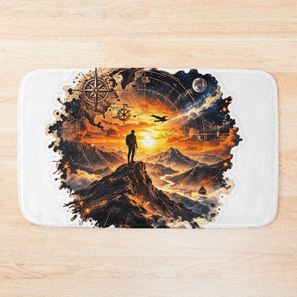 Item preview, Beyond the Horizon - Vintage Explorer Adventure designed and sold by CzipipitoStudio.