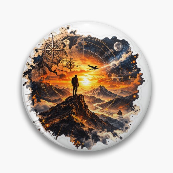 Item preview, Beyond the Horizon - Vintage Explorer Adventure designed and sold by CzipipitoStudio.