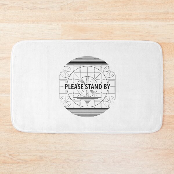Item preview, Please Stand By Minimalist Retro Signal Design for Tech and Vintage Lovers designed and sold by yumsoda.