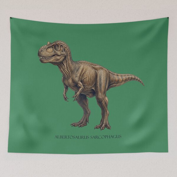 Item preview, The Tyrant of Dry Island: Albertosaurus Sarcophagus Fine Art Print designed and sold by FreiherrPK.