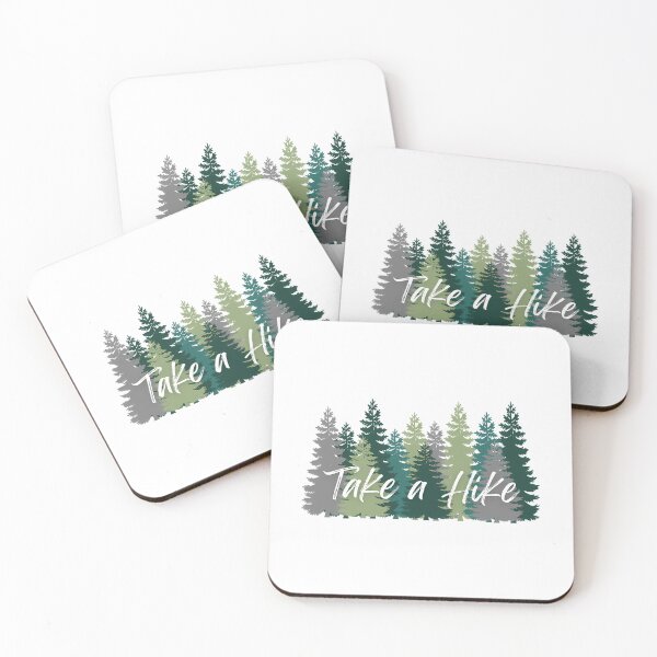 Item preview, Take A Hike Pine Tree Forest Design designed and sold by PerditaLu.