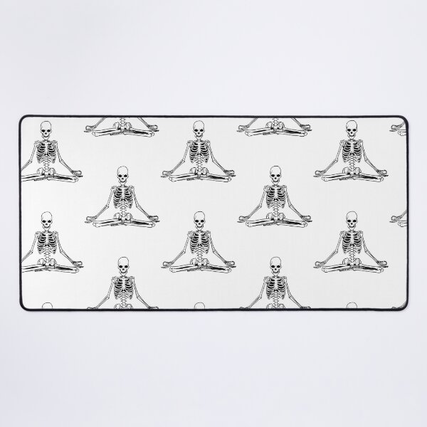 Item preview, Yoga Meditating Skeleton designed and sold by SVGtothemoon.
