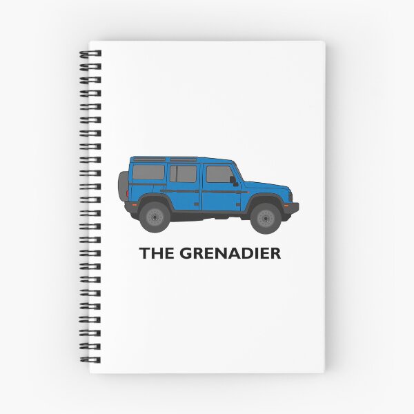 Item preview, The Grenadier Off-Road Vehicle (Blue  Lettering) designed and sold by PerditaLu.