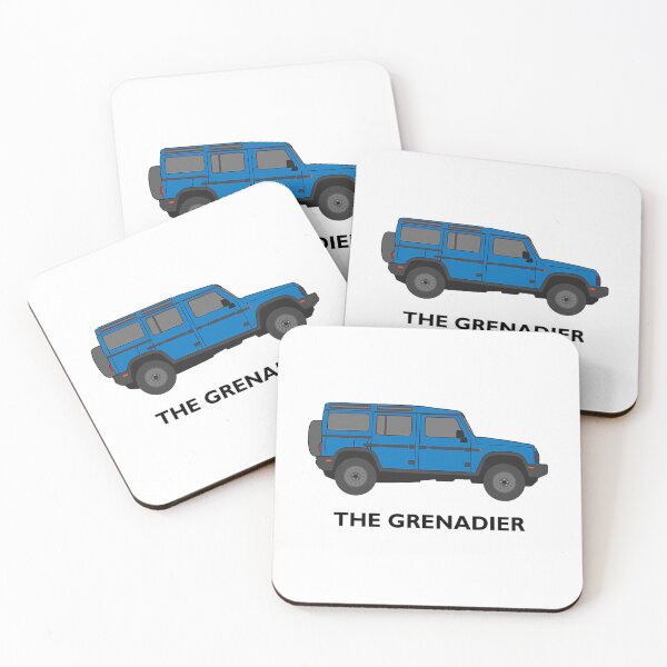 Item preview, The Grenadier Off-Road Vehicle (Blue  Lettering) designed and sold by PerditaLu.