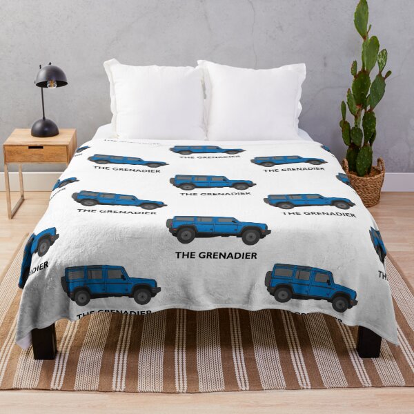 Item preview, The Grenadier Off-Road Vehicle (Blue Lettering) designed and sold by PerditaLu.