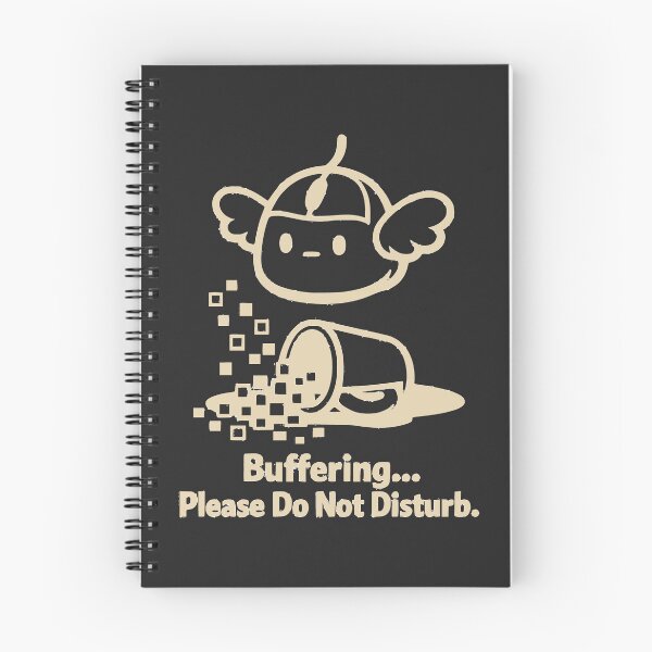 Item preview, Buffering Please Do Not Disturb Cute Gaming Introvert Graphic Illustration designed and sold by KungPowUnicorn.