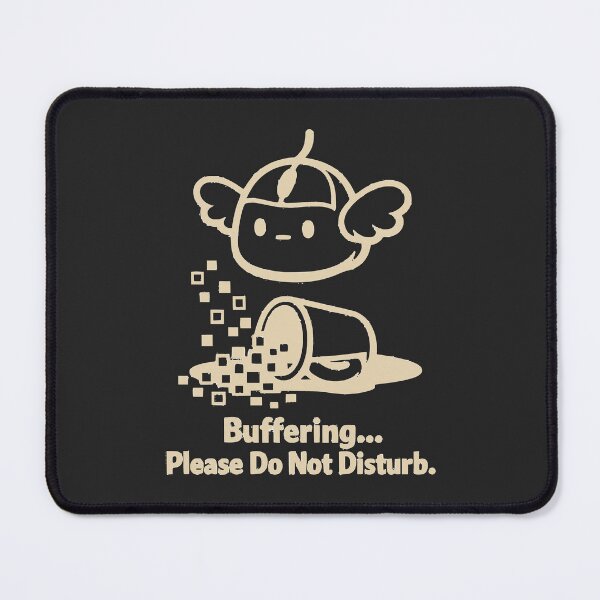 Item preview, Buffering Please Do Not Disturb Cute Gaming Introvert Graphic Illustration designed and sold by KungPowUnicorn.