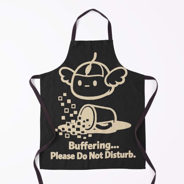Item preview, Buffering Please Do Not Disturb Cute Gaming Introvert Graphic Illustration designed and sold by KungPowUnicorn.