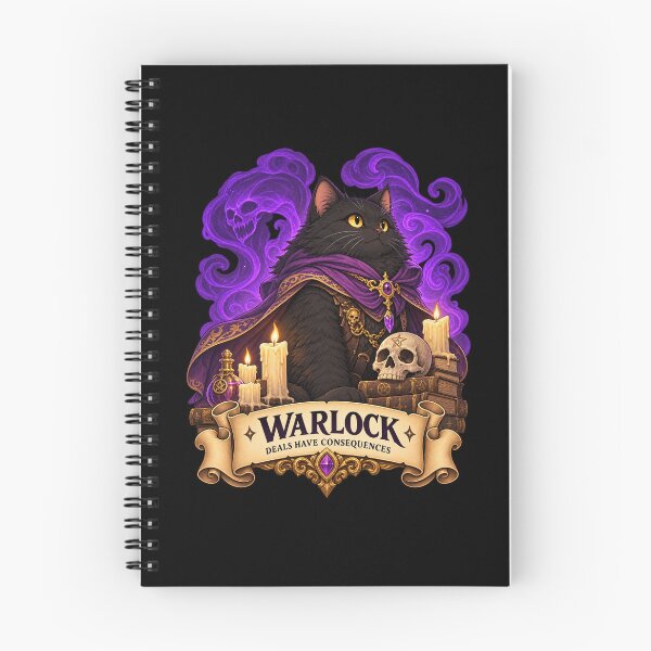 Item preview, Warlock Cat – Deals Have Consequences designed and sold by StudioSand.