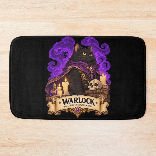Item preview, Warlock Cat – Deals Have Consequences designed and sold by StudioSand.