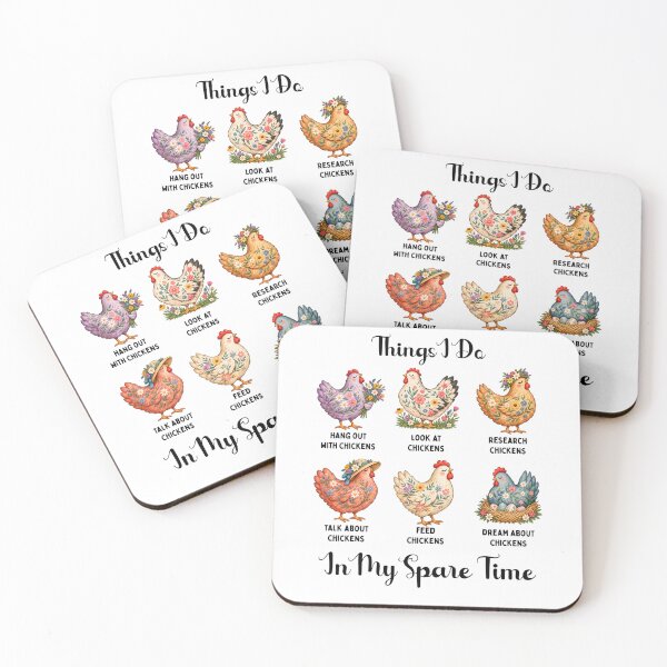 Item preview, Things I Do In My Spare Time Funny Chicken designed and sold by LounisArt.