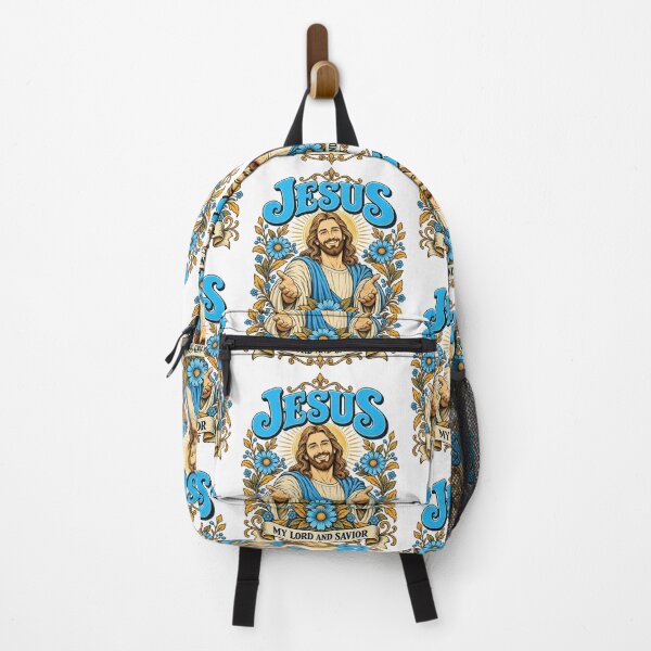Item preview, Jesus My Lord And Savior Retro Floral Christian Faith Design designed and sold by Machomanshop.