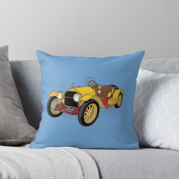 Item preview, The Yellow Coffin on Wheels: 1912 Stutz Bearcat Art Print designed and sold by FreiherrPK.