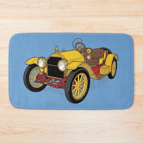 Item preview, The Yellow Coffin on Wheels: 1912 Stutz Bearcat Art Print designed and sold by FreiherrPK.