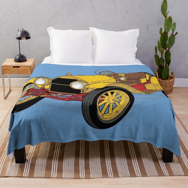 Item preview, The Yellow Coffin on Wheels: 1912 Stutz Bearcat Art Print designed and sold by FreiherrPK.