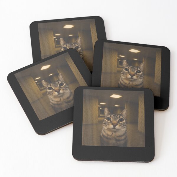 Item preview, Y2K Cat In The Backrooms Liminal Space Funny Meme Kitty Gift designed and sold by serialcarachts.