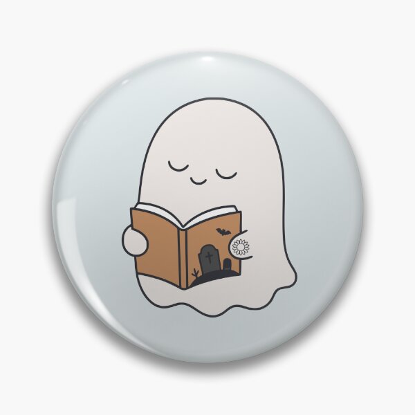 Item preview, Cute Ghost Reading Book Minimalist Halloween designed and sold by suncorner28.