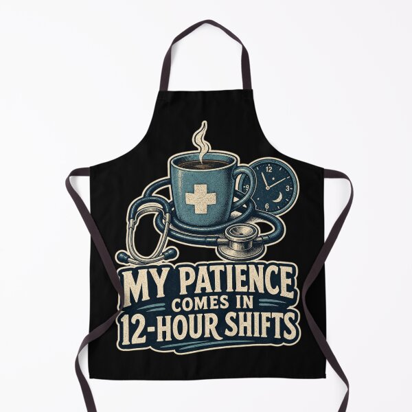 Item preview, My Patience Comes In 12 Hour Shifts Shirt, Funny Nurse T-Shirt, Nurse Life Tee, Nurse Appreciation Gift Shirt, Vintage Healthcare Humor Graphic designed and sold by TshirtsLabs.