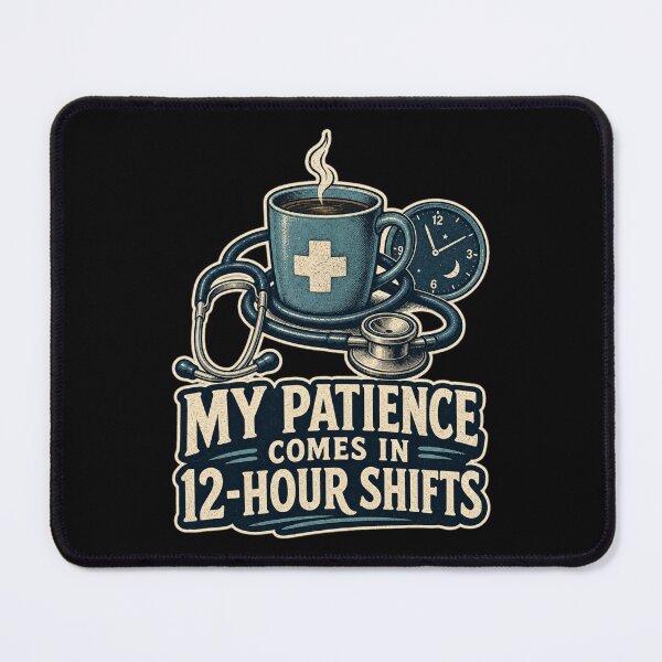 Item preview, My Patience Comes In 12 Hour Shifts Shirt, Funny Nurse T-Shirt, Nurse Life Tee, Nurse Appreciation Gift Shirt, Vintage Healthcare Humor Graphic designed and sold by TshirtsLabs.