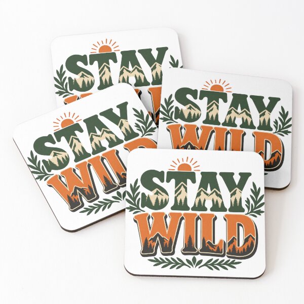 Item preview, Stay Wild Mountain Adventure designed and sold by onwu1 Pro.