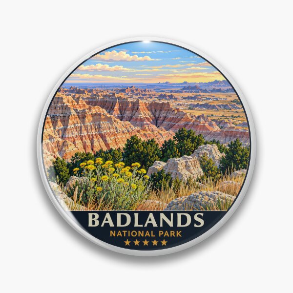 Item preview, Badlands National Park South Dakota designed and sold by Gideon Emmerich.
