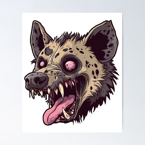 Item preview, Zombie Hyena designed and sold by TracepaperPen.