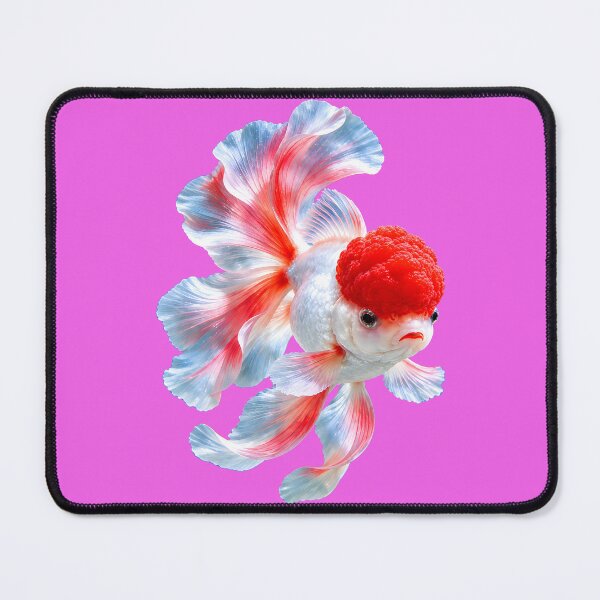 Item preview, Red White Oranda Goldfish Underwater designed and sold by MagicCrystal.