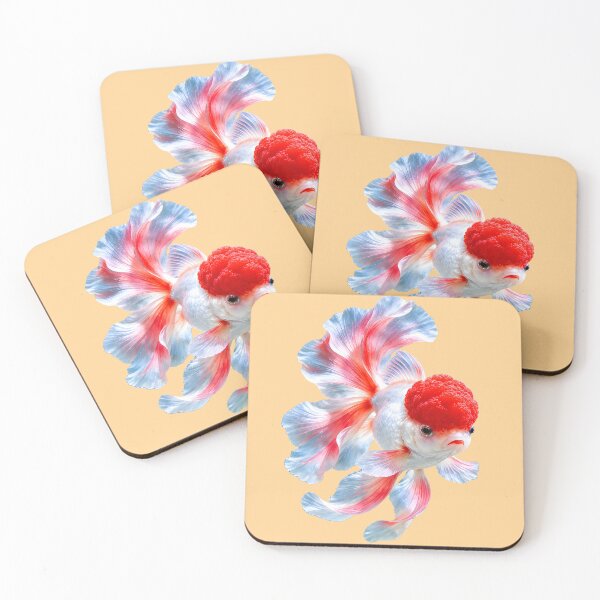 Item preview, Red White Oranda Goldfish Underwater designed and sold by MagicCrystal.