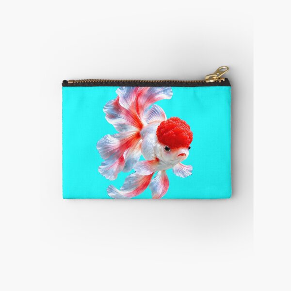 Item preview, Red White Oranda Goldfish Underwater designed and sold by MagicCrystal.