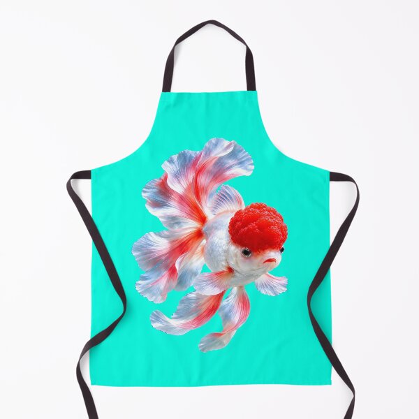 Item preview, Red White Oranda Goldfish Underwater designed and sold by MagicCrystal.