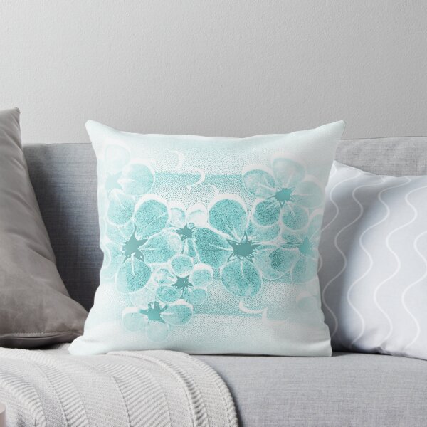 Item preview, Cyan-Tone Hydrangea Flower Art  designed and sold by Dahneray1.