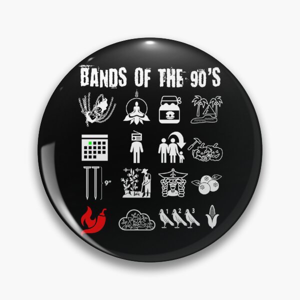 Item preview, Funny Nerdy Iconic Alternative Rock Bands Of The 90S designed and sold by NicoleThierry.