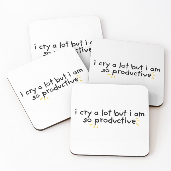 Item preview, I Cry A Lot But I Am So Productive  designed and sold by The Turquoise Brush.