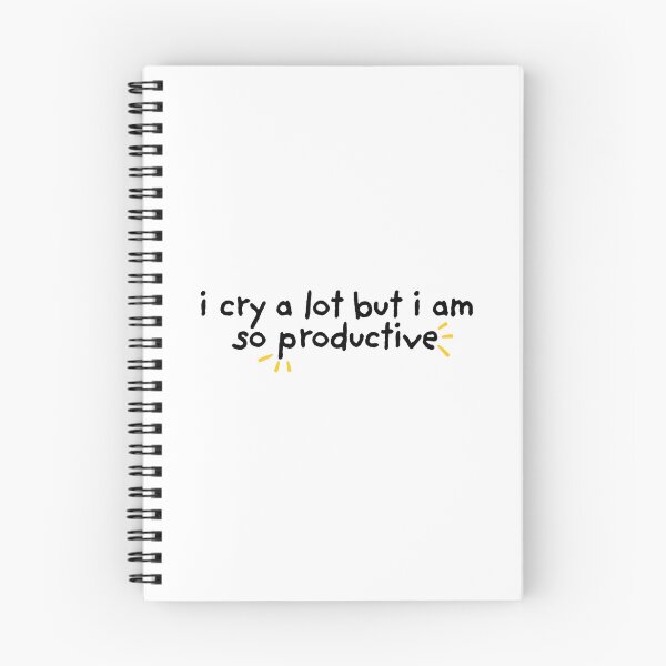 Item preview, I Cry A Lot But I Am So Productive  designed and sold by The Turquoise Brush.