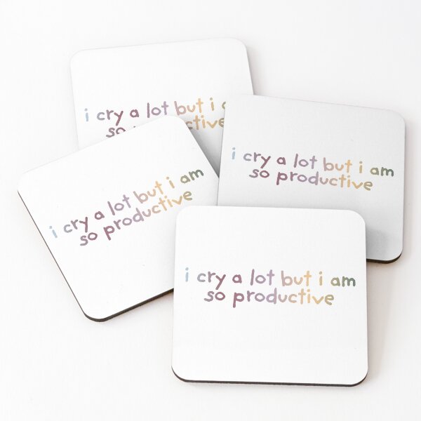 Item preview, I Cry A Lot But I Am So Productive  designed and sold by The Turquoise Brush.