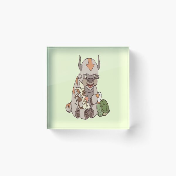 Item preview, Cute Appa Momo Turtle Duck Avatar Friends Art designed and sold by Fine-Arts-Lab.