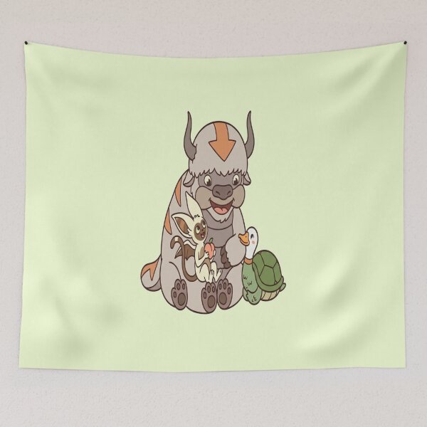 Item preview, Cute Appa Momo Turtle Duck Avatar Friends Art designed and sold by Fine-Arts-Lab.