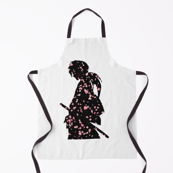 Item preview, Rurouni Kenshin Inspired Samurai Anime Design with Cherry Blossom Petals designed and sold by rumantd.