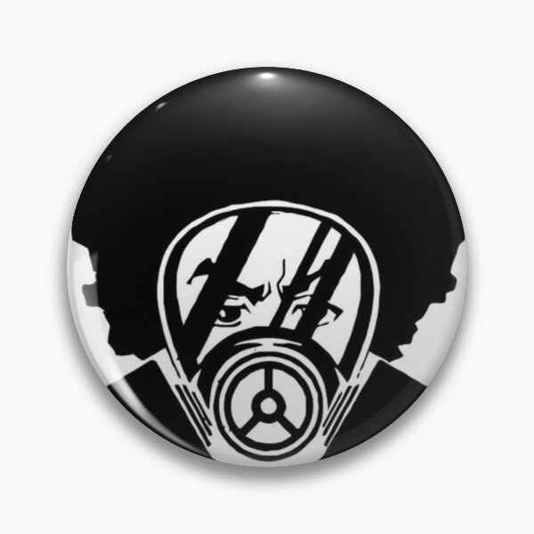 Item preview, Huey Freeman Gas Mask Afro Streetwear designed and sold by Simply kings.