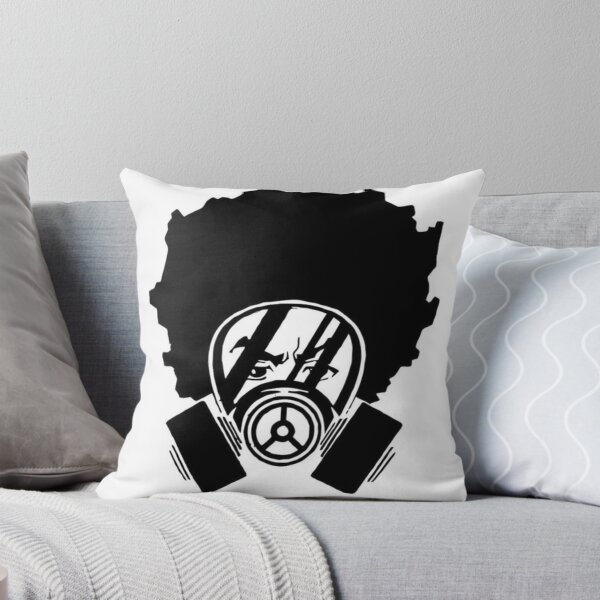 Item preview, Huey Freeman Gas Mask Afro Streetwear designed and sold by Simply kings.