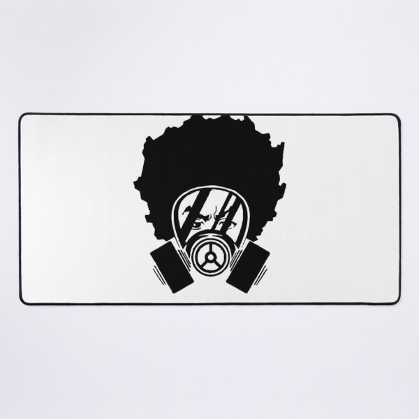 Item preview, Huey Freeman Gas Mask Afro Streetwear designed and sold by Simply kings.