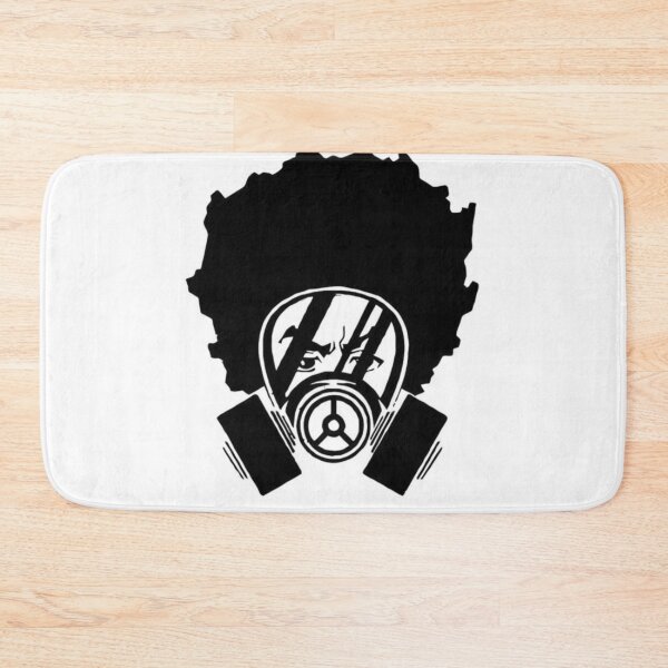 Item preview, Huey Freeman Gas Mask Afro Streetwear designed and sold by Simply kings.