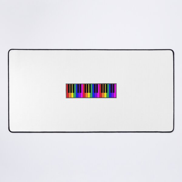 Item preview, Colorful Rainbow Piano Keyboard Art Design designed and sold by lucy2022.