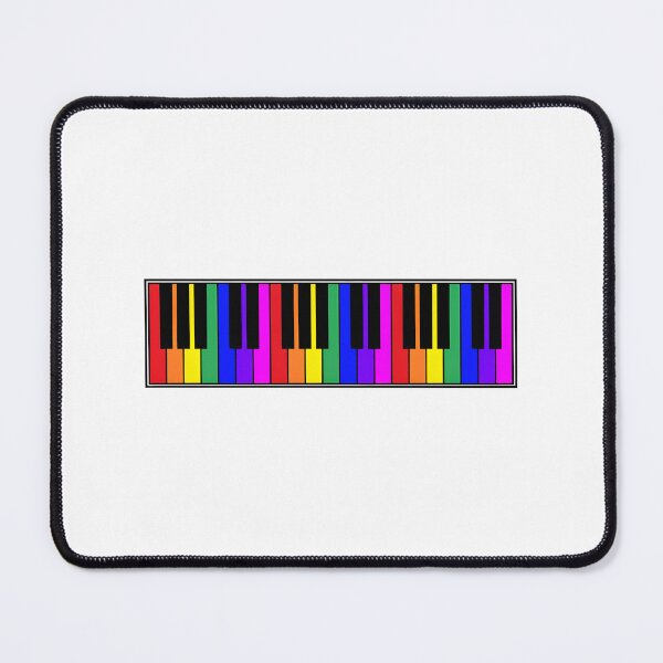 Item preview, Colorful Rainbow Piano Keyboard Art Design designed and sold by lucy2022.