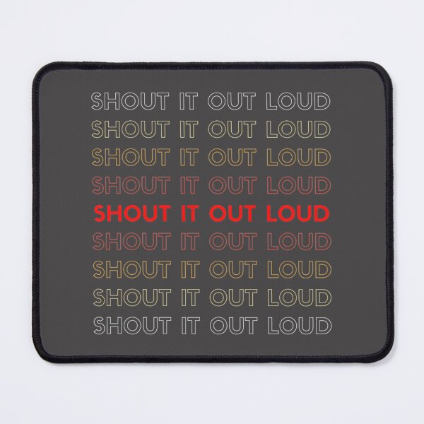 Item preview, Shout It Out Loud Bold Typography Design for Expressive Statements designed and sold by lucy2022.