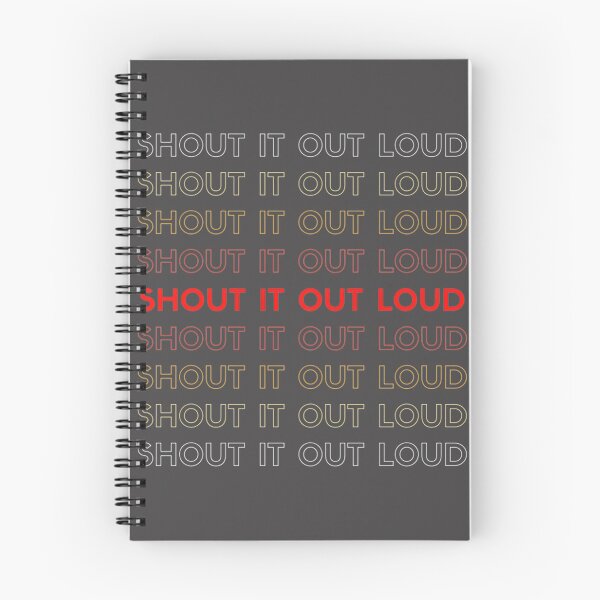 Item preview, Shout It Out Loud Bold Typography Design for Expressive Statements designed and sold by lucy2022.