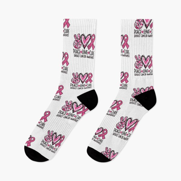 Item preview, Peace Love Pink Ribbon Breast Cancer Awareness designed and sold by boisomari.