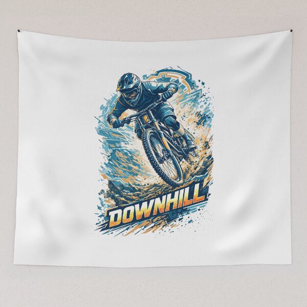 Item preview, Downhill MTB Motivation – Mountain Bike Quote designed and sold by Pineapple-Tree.