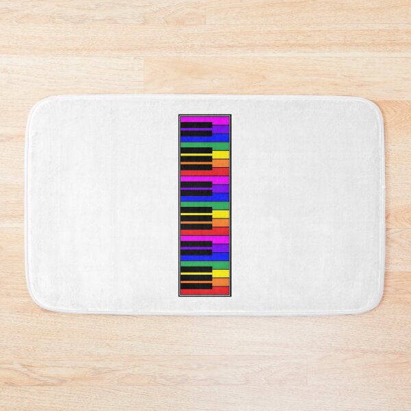 Item preview, Colorful Rainbow Piano Keyboard Art Design for Music Lovers designed and sold by lucy2022.